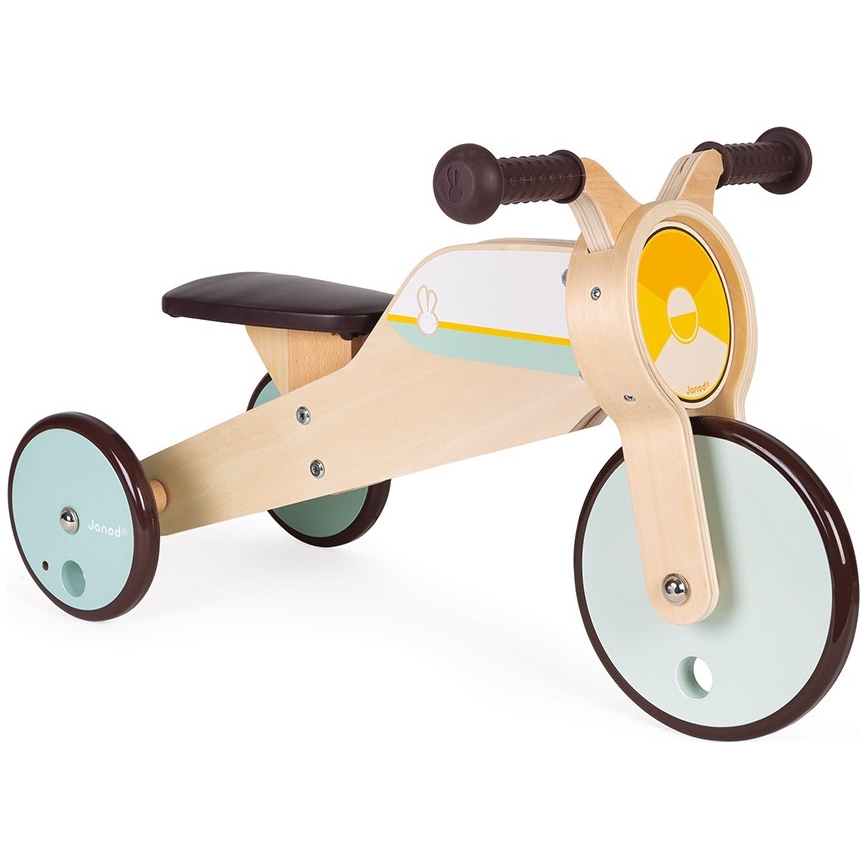 Janod - Enfant draisienne en bois 2en1