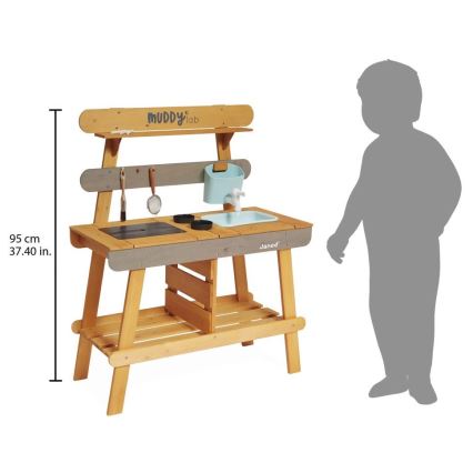 Janod - Houten buitenkeuken MUDDY LAB