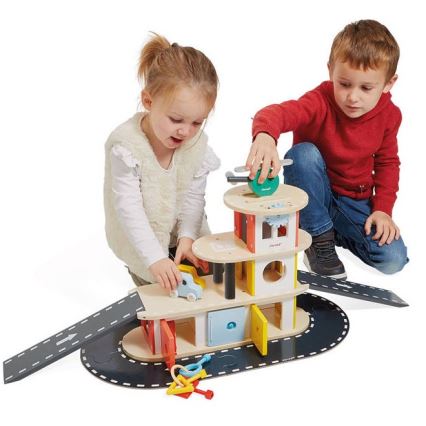 Janod - Houten garage BOLID