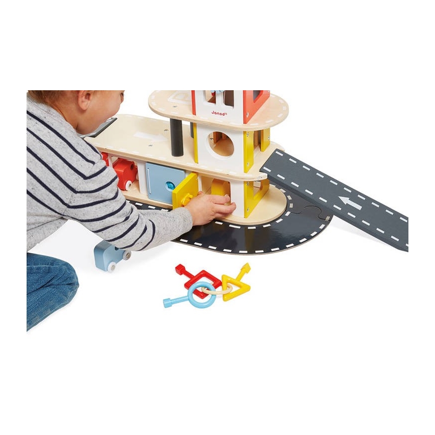 Janod - Houten garage BOLID