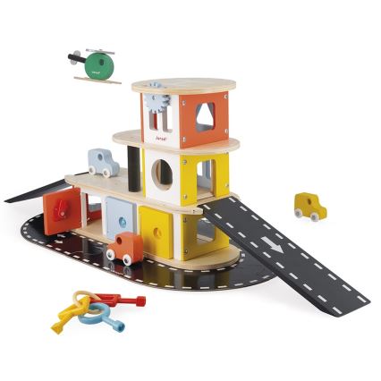 Janod - Houten garage BOLID
