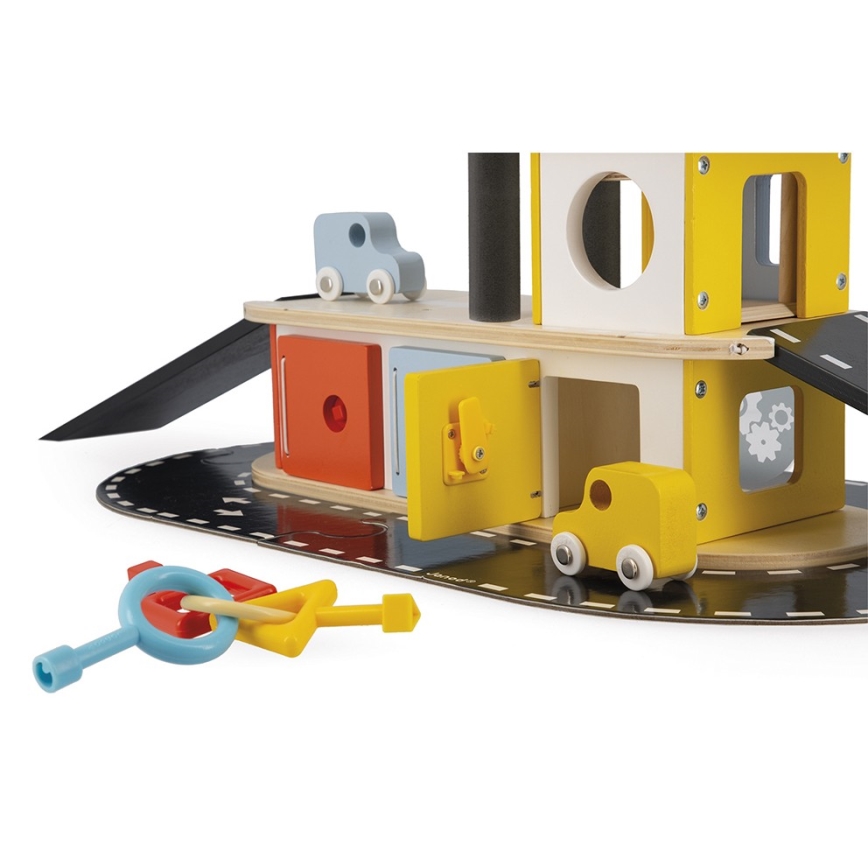 Janod - Houten garage BOLID