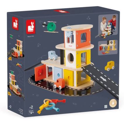 Janod - Houten garage BOLID