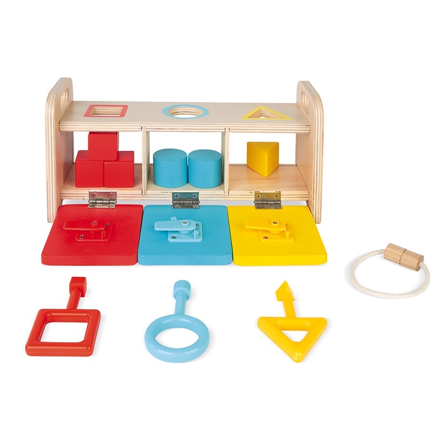 Janod - Houten interactief speelgoed MONTESSORI 10 st