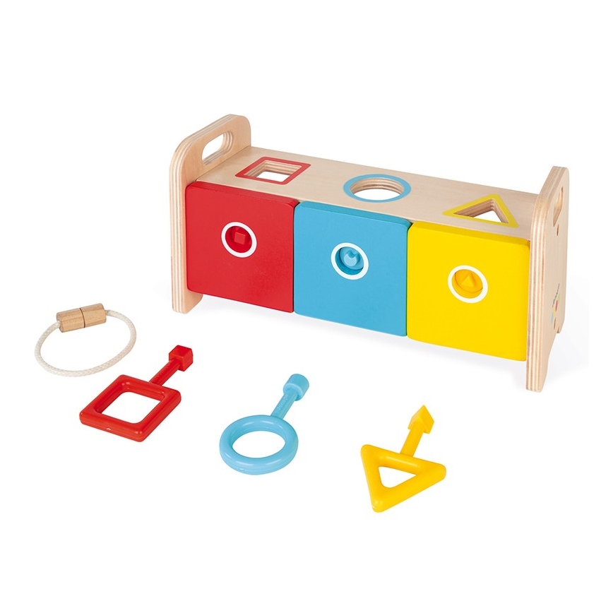 Janod - Houten interactief speelgoed MONTESSORI 10 st