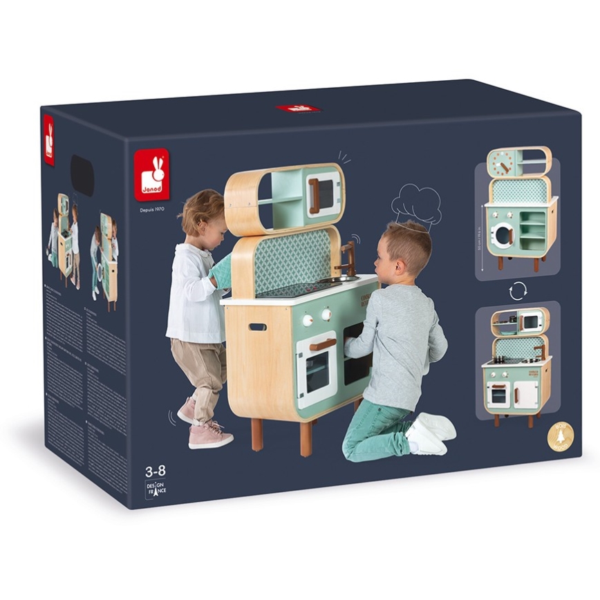 Janod - Houten keuken 2in1 REVERSO