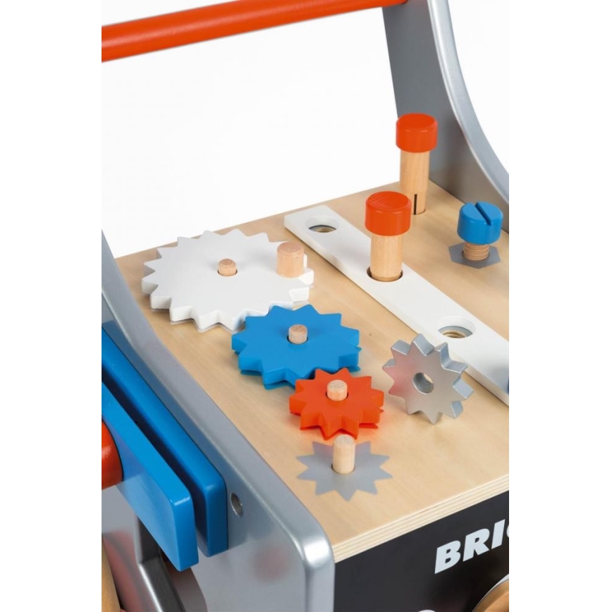 Janod - Houten loopwagen met gereedschap BRICOKIDS