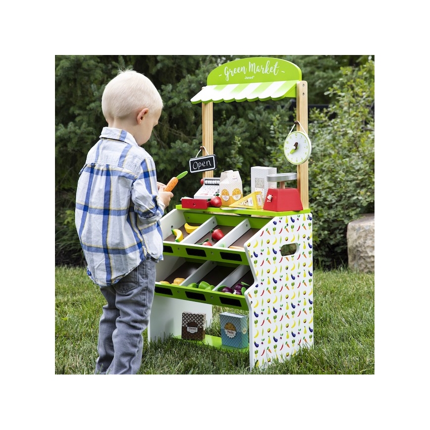 Janod - Houten winkel met kassa