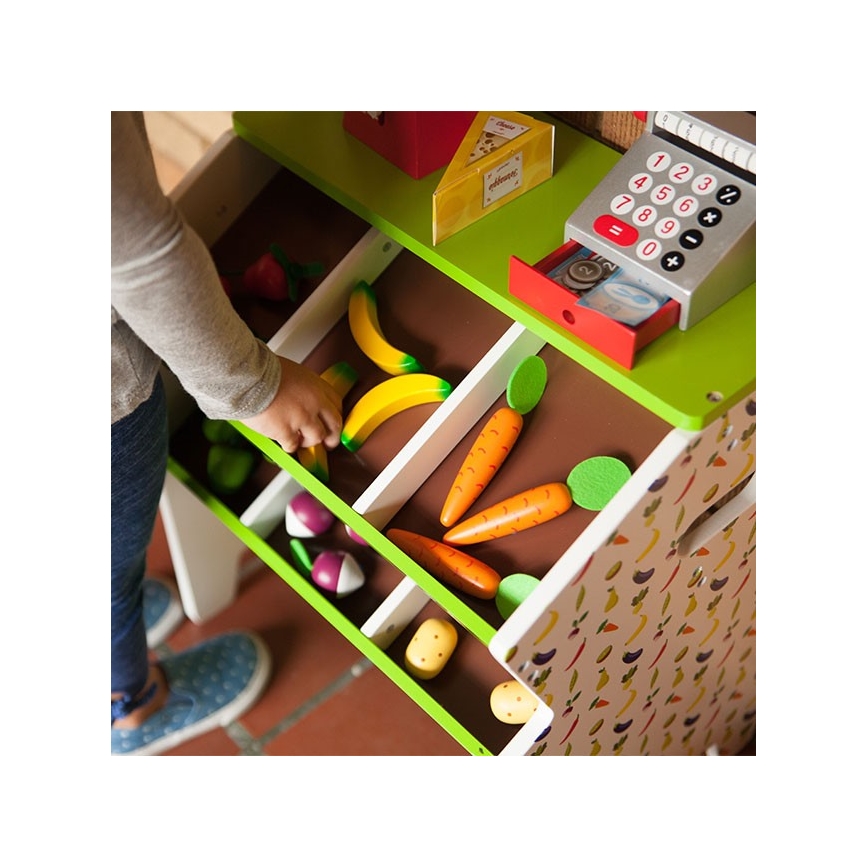 Janod - Houten winkel met kassa