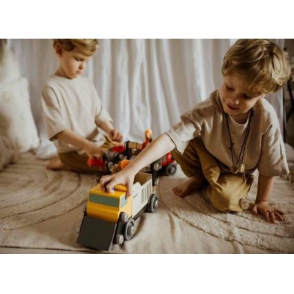 Janod - Jeu de construction en bois BRICOKIDS camion