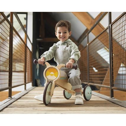 Janod - Kinderen houten loopfiets 2in1