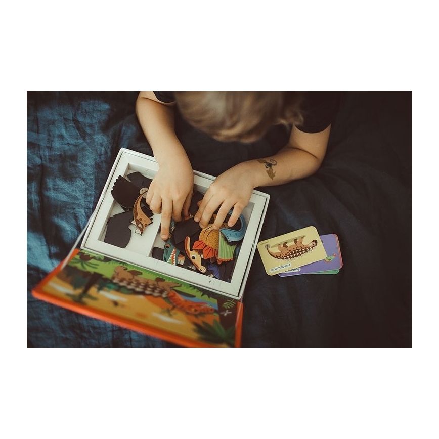 Janod - Kit interactif magnétique MAGNETIBOOK dinosaures