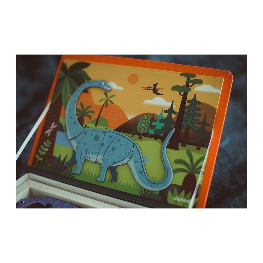 Janod - Kit interactif magnétique MAGNETIBOOK dinosaures