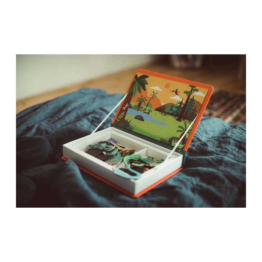 Janod - Kit interactif magnétique MAGNETIBOOK dinosaures