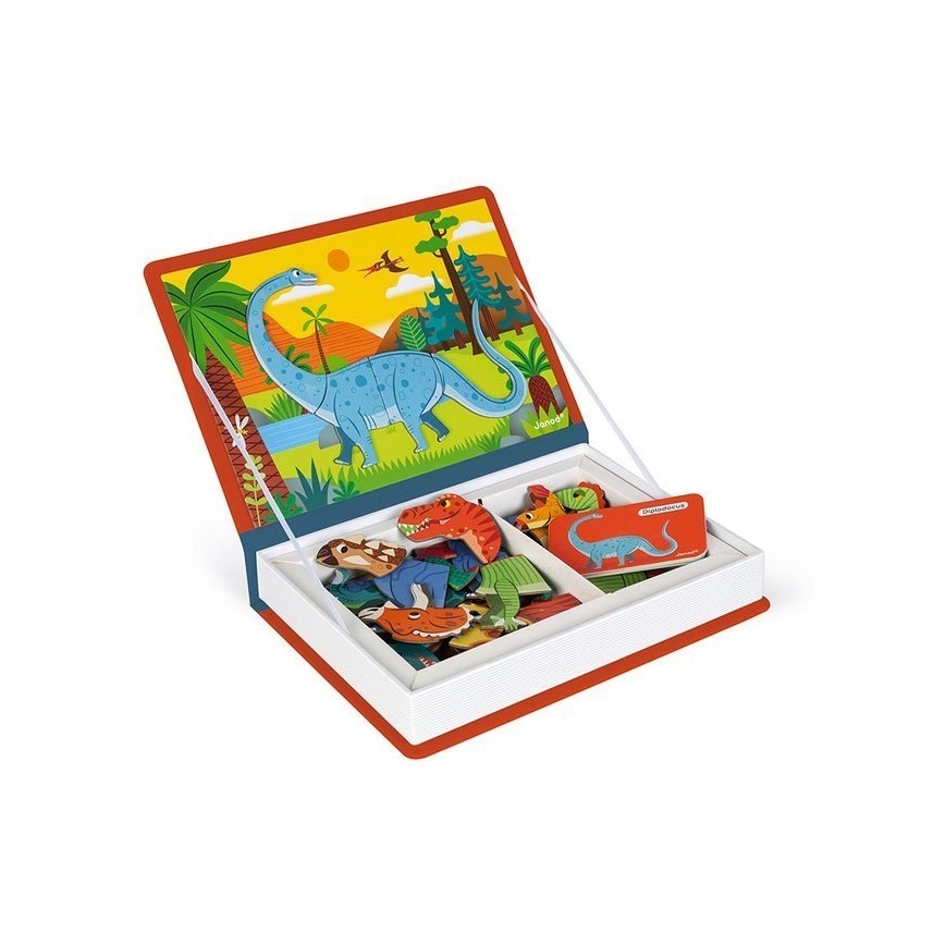 Janod - Kit interactif magnétique MAGNETIBOOK dinosaures
