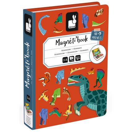 Janod - Kit interactif magnétique MAGNETIBOOK dinosaures