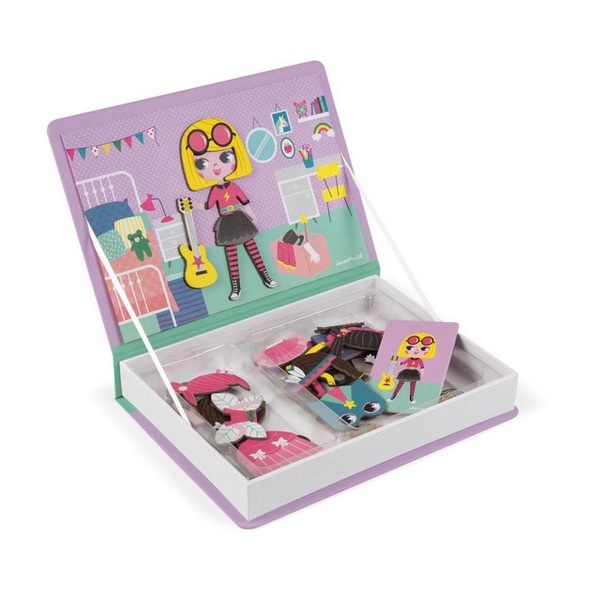 Janod - Kit interactif magnétique MAGNETIBOOK fille