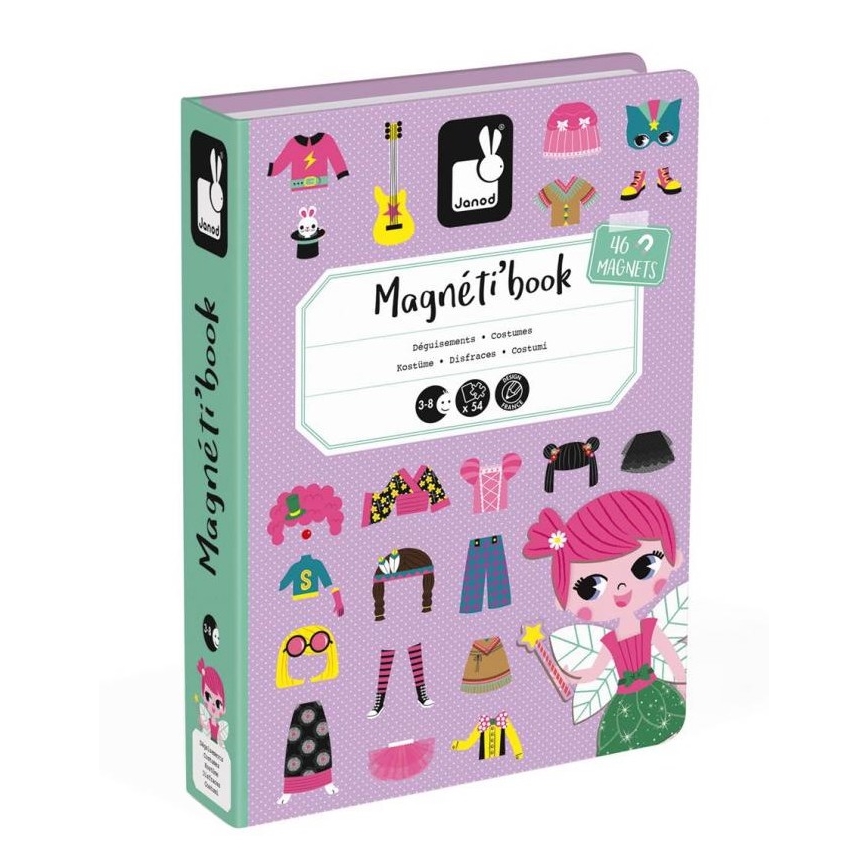 Janod - Kit interactif magnétique MAGNETIBOOK fille