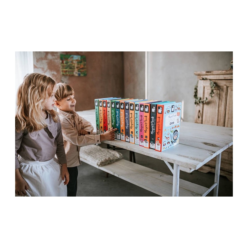 Janod - Kit interactif magnétique MAGNETIBOOK moyens de transport