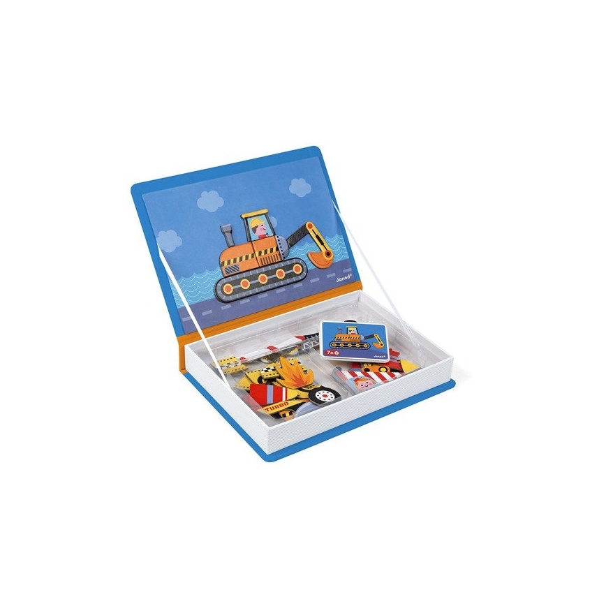 Janod - Kit interactif magnétique MAGNETIBOOK moyens de transport