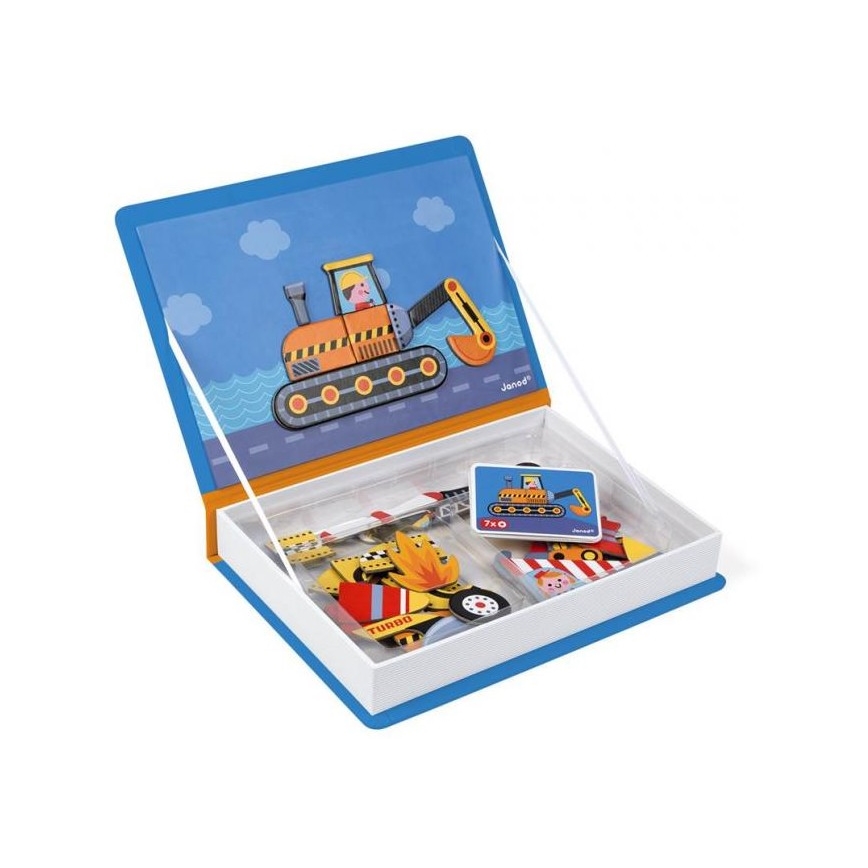 Janod - Kit interactif magnétique MAGNETIBOOK moyens de transport