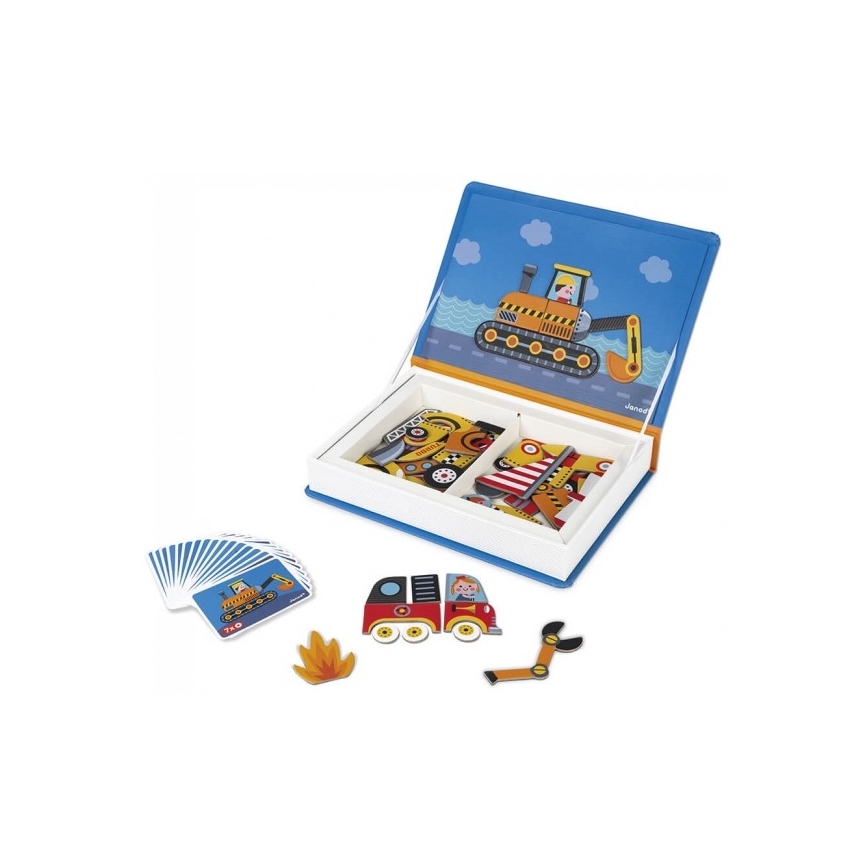 Janod - Kit interactif magnétique MAGNETIBOOK moyens de transport