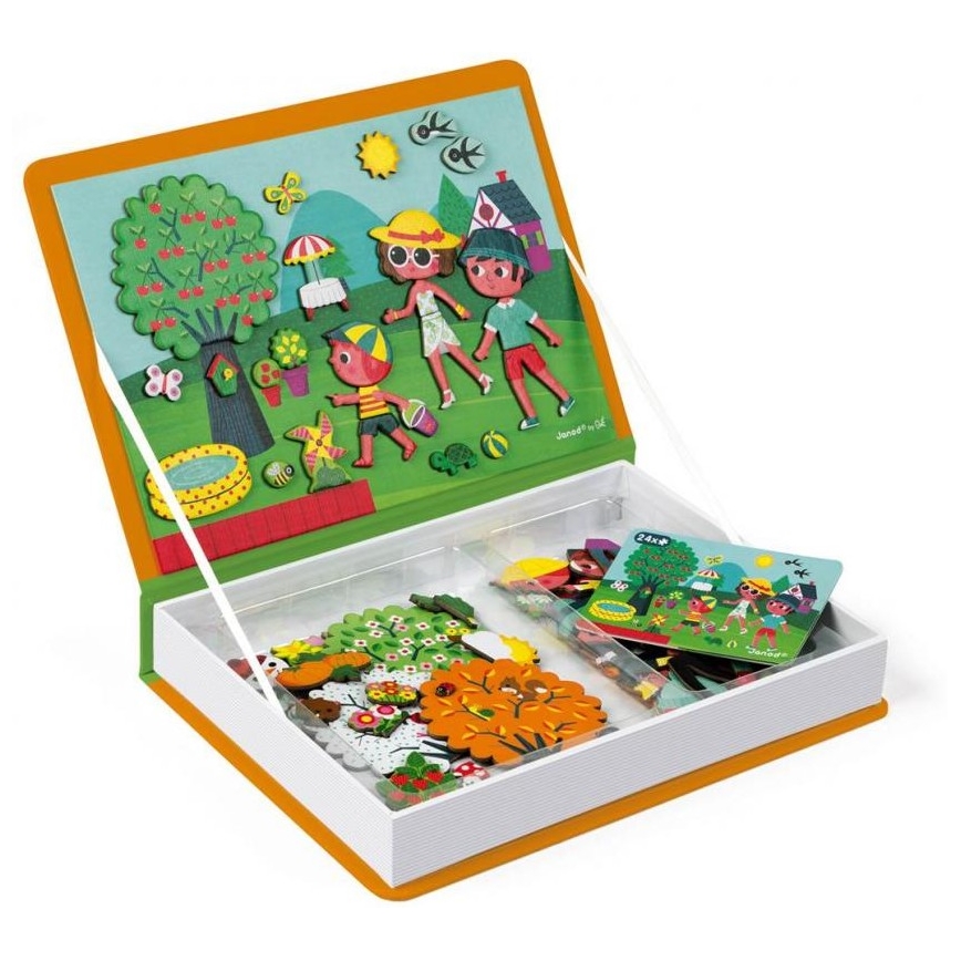 Janod - Kit interactif magnétique MAGNETIBOOK saisons de l'année