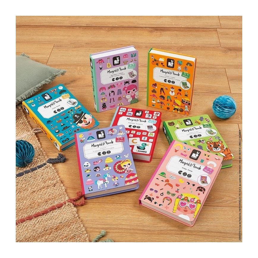 Janod - Kit magnétique interactif MAGNETIBOOK animaux