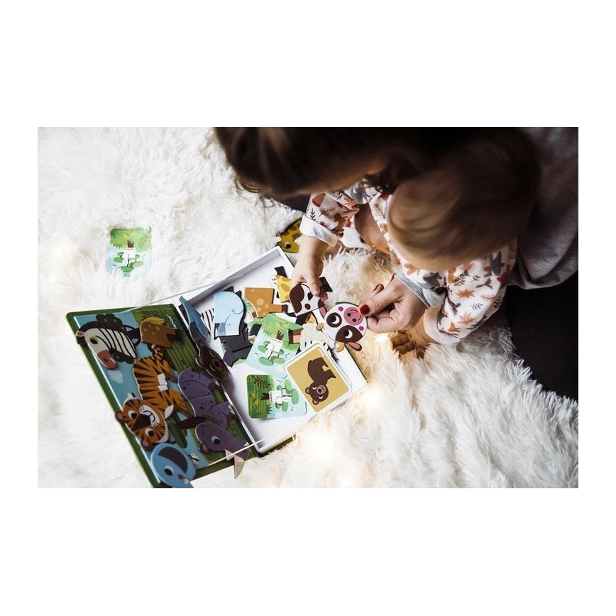 Janod - Kit magnétique interactif MAGNETIBOOK animaux