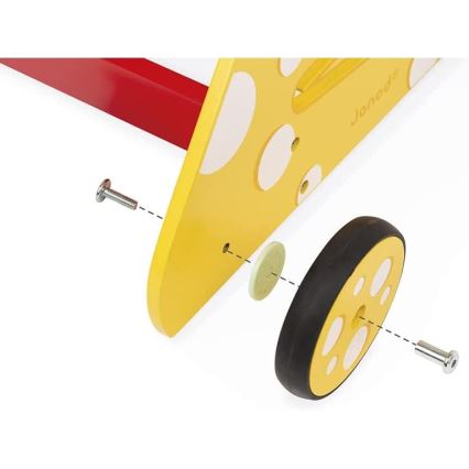 Janod - Loopwagentje met activiteiten cat