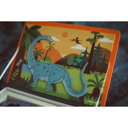 Janod - Magnetische interactieve set MAGNETIBOOK dinosaurussen