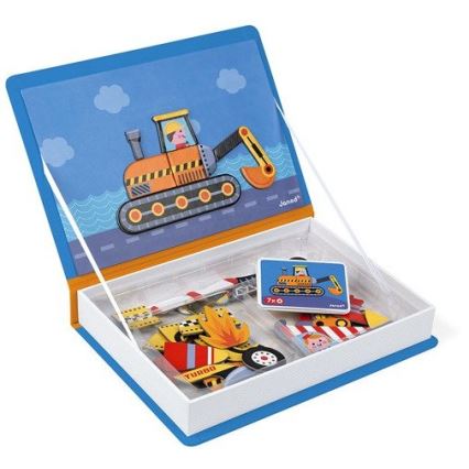 Janod - Magnetische interactieve set MAGNETIBOOK transportmiddelen