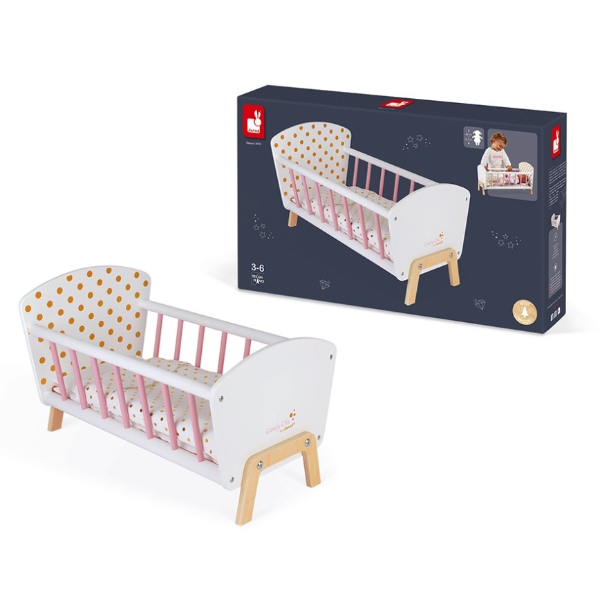 Janod - Poppenbed CANDY CHIC