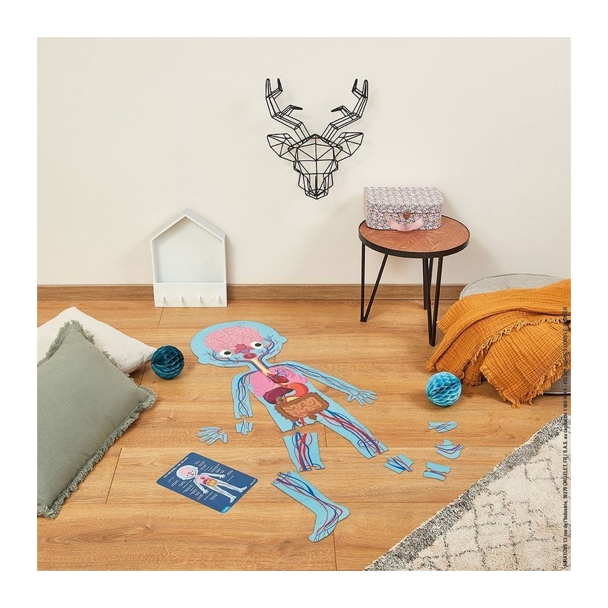 Janod - Puzzle éducatif pour enfant 225 pcs corps humain