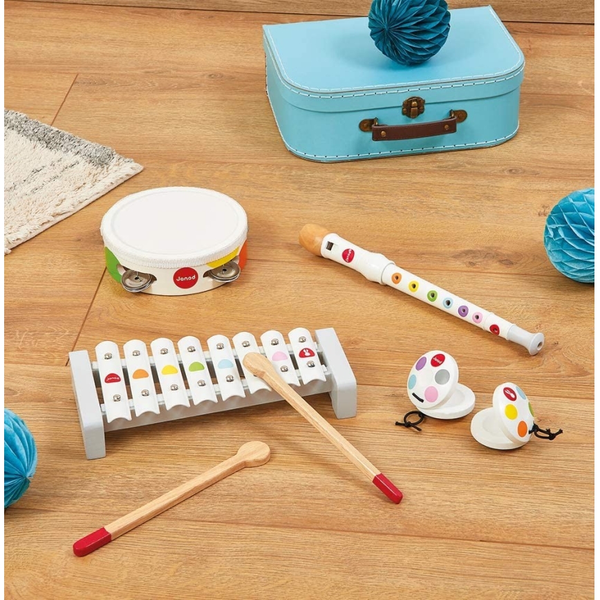 Janod - Set muziekinstrumenten CONFETTI