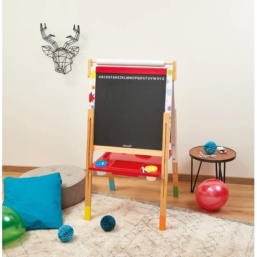 Janod - Tableau magnétique rouge