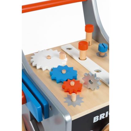 Janod - Trotteur en bois avec outils BRICOKIDS