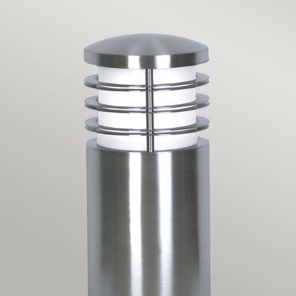 Jardin Zone - Lampadaire extérieur SANDBANKS 1xE27/60W/230V IP44 chrome mat