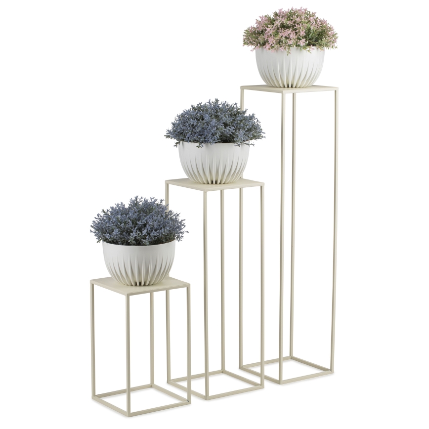 Jardinière 100x24 cm crème