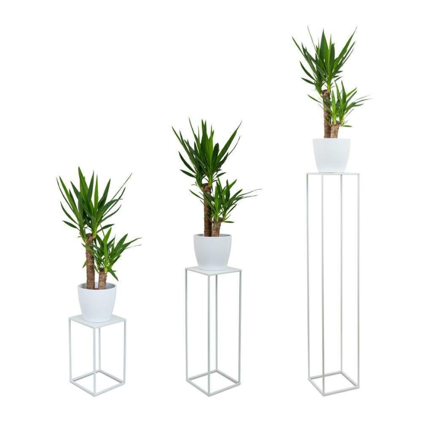 Jardinière 40x24 cm blanche