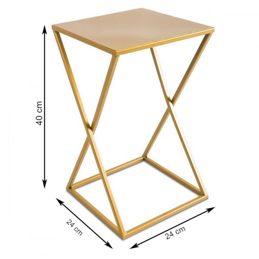 Jardinière 40x24 dorée