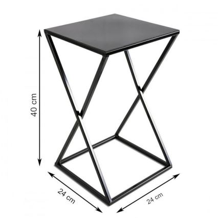 Jardinière 40x24 noire
