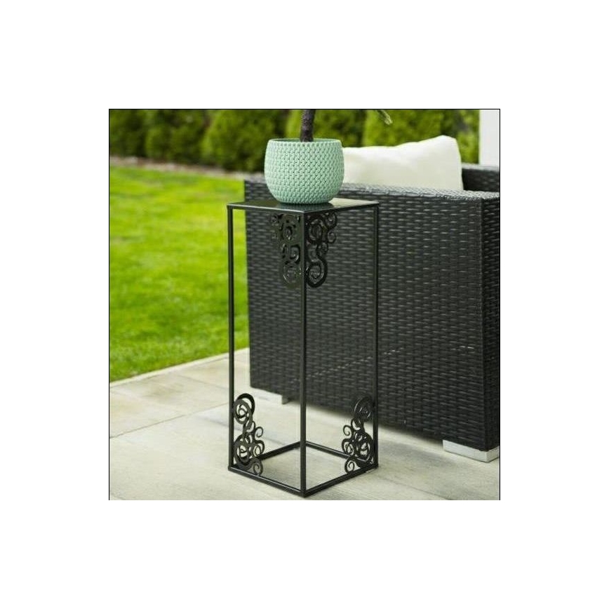 Jardinière 60x24 cm noire