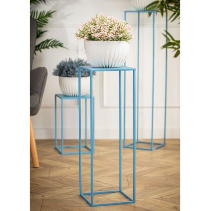 Jardinière 70x24 cm bleu