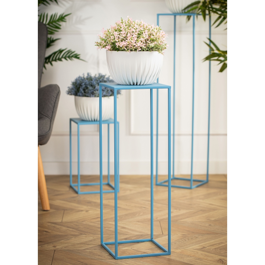 Jardinière 70x24 cm bleu