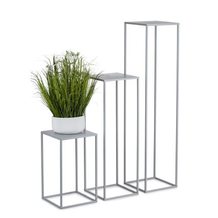 Jardinière 70x24 cm gris