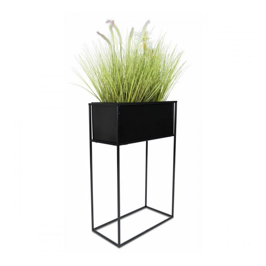 Jardinière 70x44 cm noire