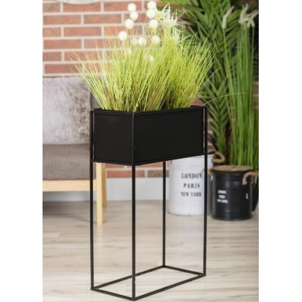 Jardinière 70x44 cm noire