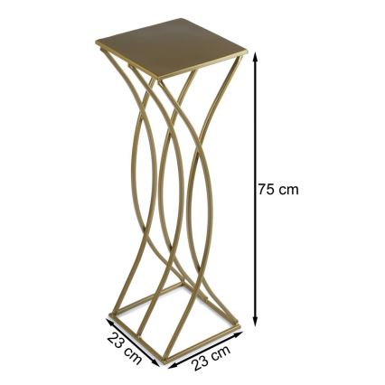 Jardinière 75x23 cm dorée