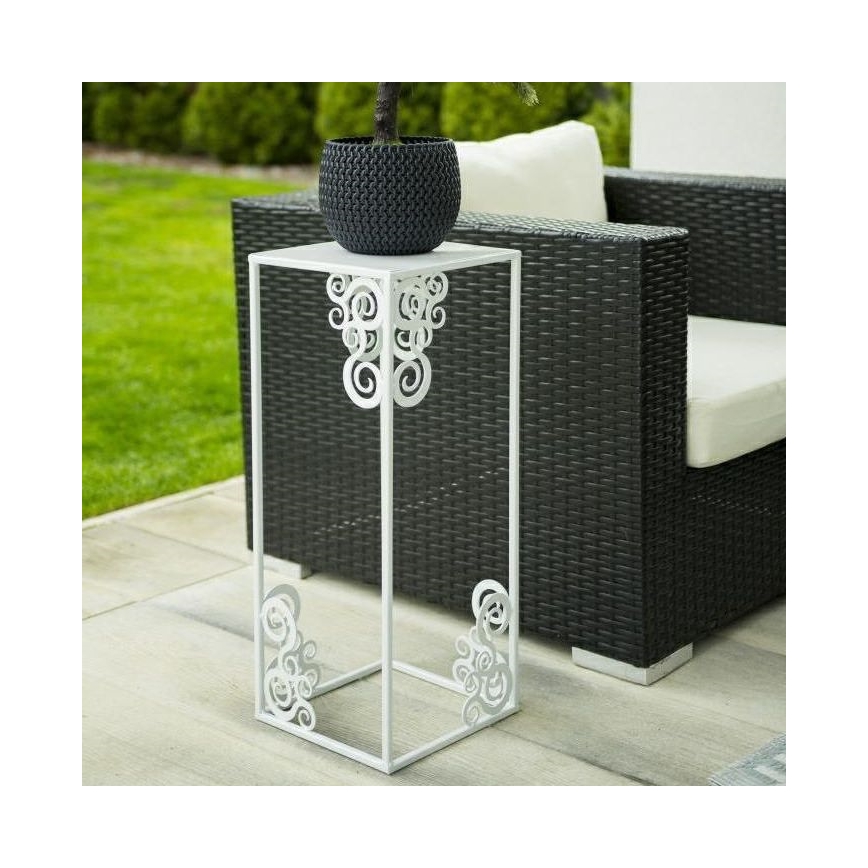 Jardinière 80x24 cm blanche